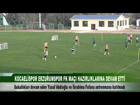 KOCAELİSPOR ANTRENMANI 29 Şubat 2024 | tv41