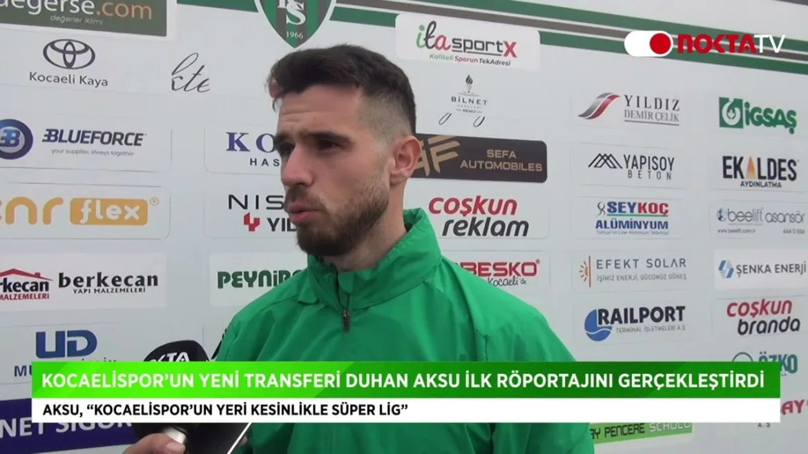 Duhan Aksu: Kocaelispor’un yeri kesinlikle Süper Lig 25 Ocak 2024 | Nokta TV