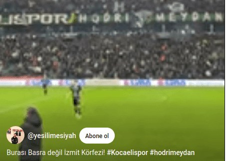 Burası Basra değil İzmit Körfezi! #Kocaelispor #hodrimeydan 18 Şubat 2024 | @yesilimesiyah