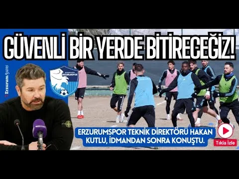 ERZURUMSPOR TEKNİK DİREKTÖRÜ HAKAN KUTLU İDMAN SONRASI KONUŞTU 28 Şubat 2024 | ERZURUM AJANS