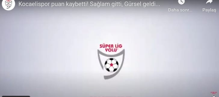 Kocaelispor puan kaybetti! Sağlam gitti, Gürsel geldi… 21 Şubat 2024 | Süper Lig Yolu