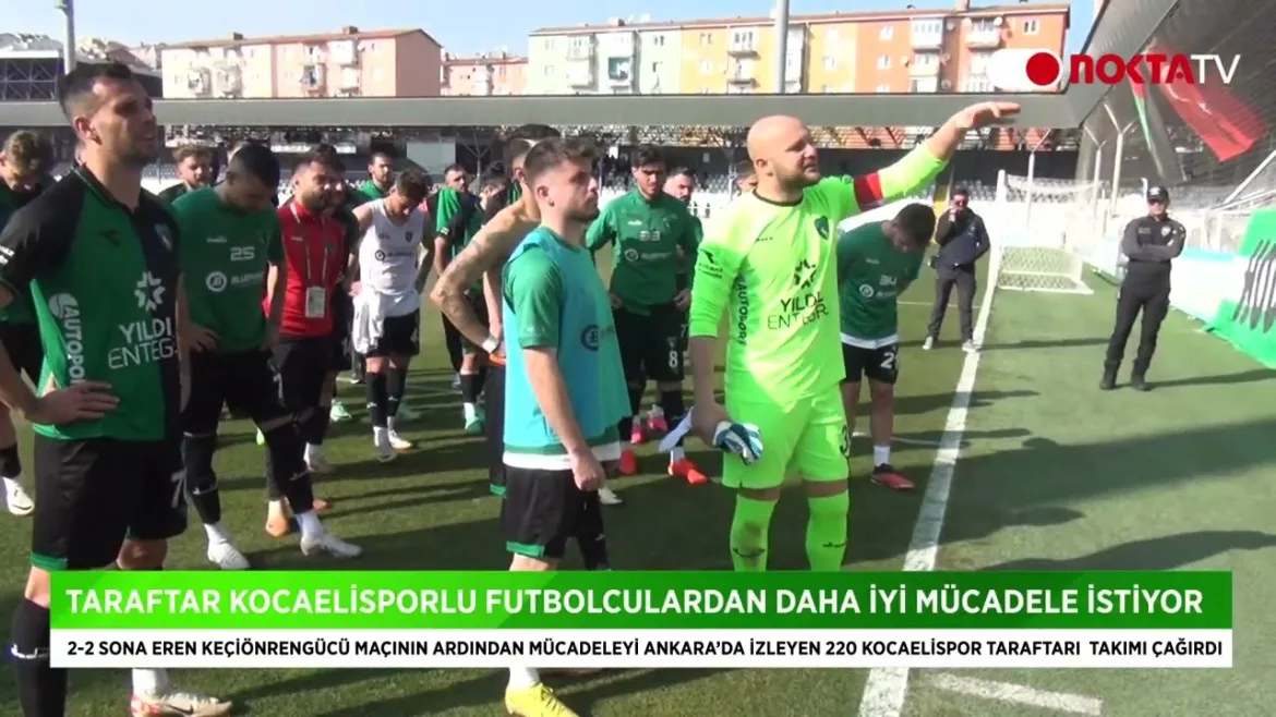 Taraftar Kocaelisporlu futbolculardan daha iyi MÜCADELE istiyor 26 Şubat 2024 | Nokta TV