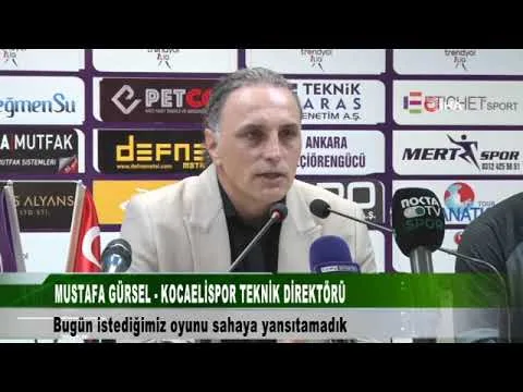 MUSTAFA GÜRSEL KOCAELİSPOR TEKNİK DİREKTÖRÜ 27 Şubat 2024 | tv41