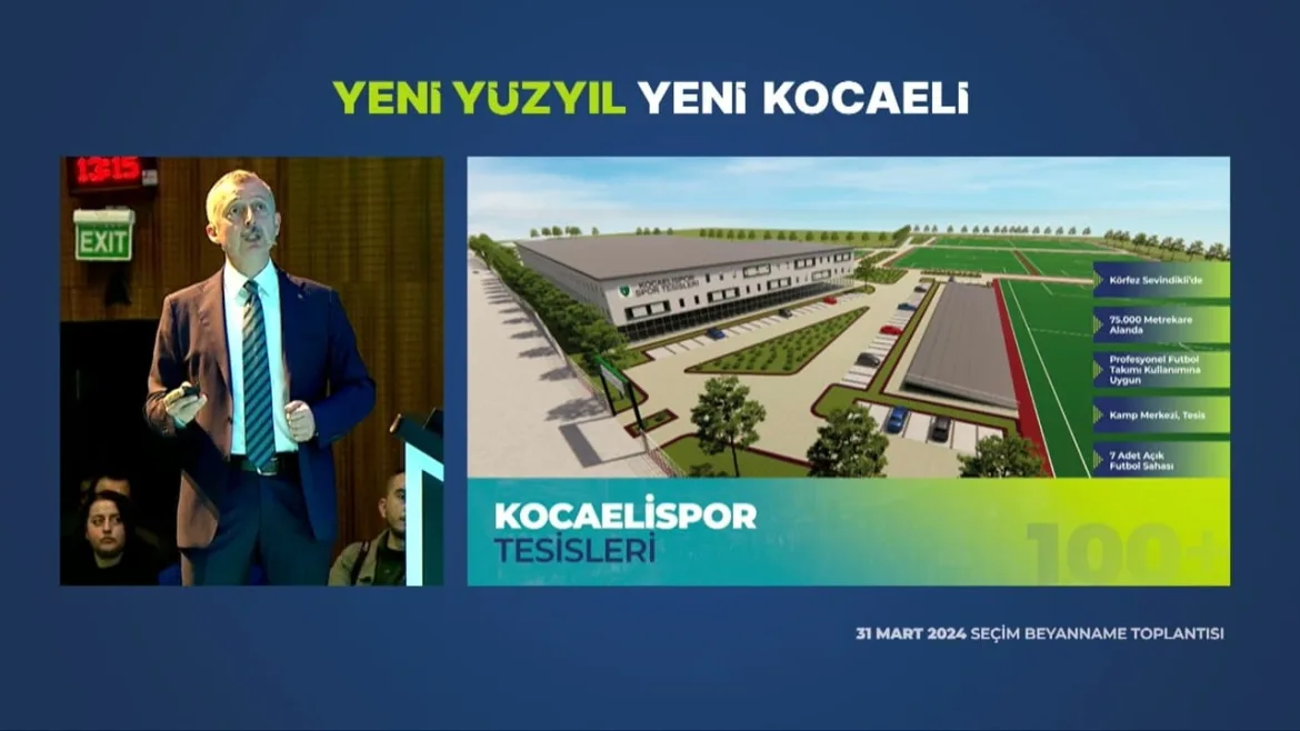 Kocaelispor Tesisleri #YeniYüzyılYeniKocaeli 20 Şubat 2024 | Tahir Büyükakın