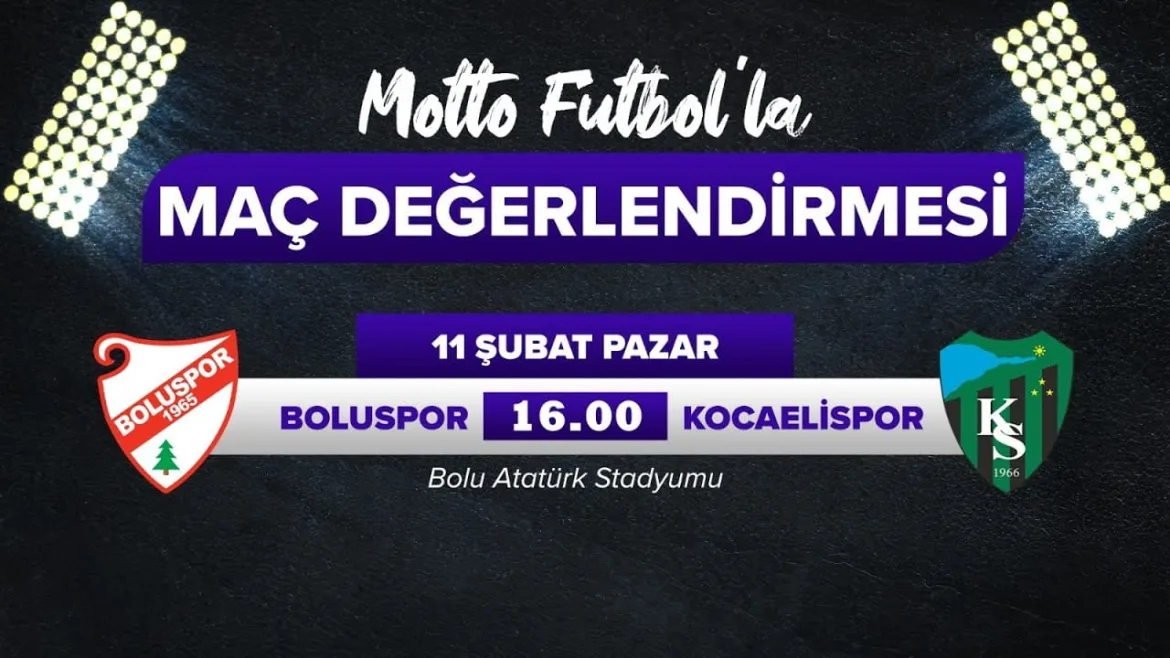 Boluspor – Kocaelispor Maç Değerlendirmesi 07 Şubat 2024 | Motto Futbol
