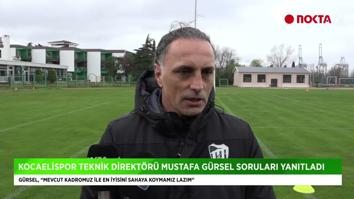 Mustafa Gürsel: Mevcut kadromuz ile en iyisini sahaya koymamız lazım 21 Mart 2024 | Nokta TV