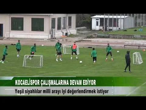 KOCAELİSPOR ANTRENMANI 22 Mart 2024 | tv41