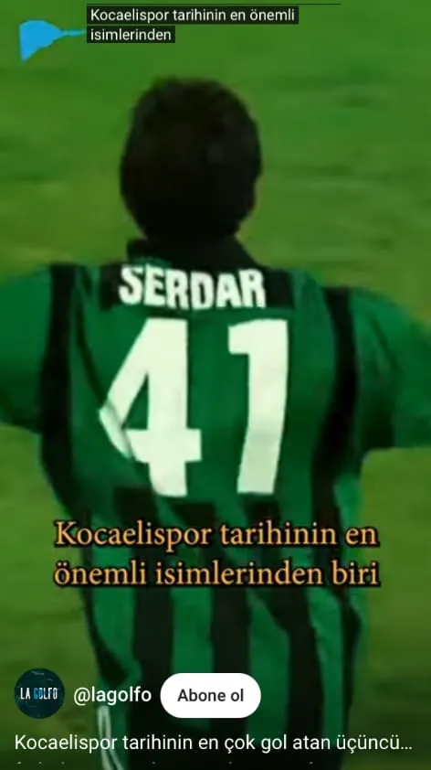 Kocaelispor tarihinin en çok gol atan üçüncü futbolcusu; Serdar Topraktepe 4 Mart 2024 | La Golfo