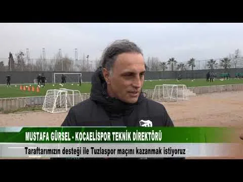 MUSTAFA GÜRSEL KOCAELİSPOR TEKNİK DİREKTÖRÜ TUZLASPOR MAÇINI KAZANMAK İSTİYORUZ 9 Mart 2024 | tv41