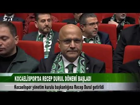 KOCAELİSPOR’DA RECEP DURUL DÖNEMİ BAŞLADI 20 Mart 2024 | tv41