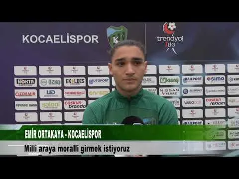 EMİR ORTAKAYA KOCAELİSPOR 14 Mart 2024 | tv41