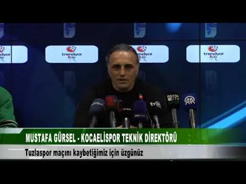 MUSTAFA GÜRSEL KOCAELİSPOR TEKNİK DİREKTÖRÜ 11 Mart 2024 | tv41