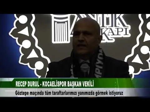 RECEP DURUL KOCAELİSPOR KULÜP BAŞKANI 31 Mart 2024 | tv41
