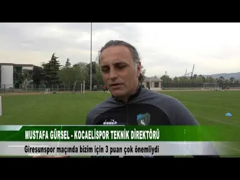 MUSTAFA GÜRSEL KOCAELİSPOR TEKNİK DİREKTÖRÜ ÜMRANİYESPOR MAÇ ÖNCESİ 19 Nisan 2024 | tv41