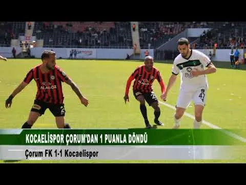 ÇORUM FK KOCAELİSPOR MAÇI 8 Nisan 2024 | tv41