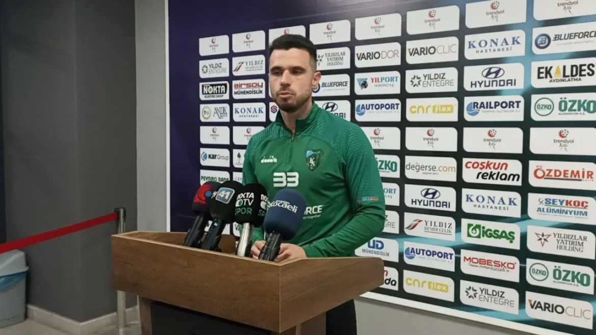 Giresunspor maçı sonrası konuşan Duhan Aksu: Buraya yatmaya gelmedim 14 Nisan 2024 | Özgür Kocaeli