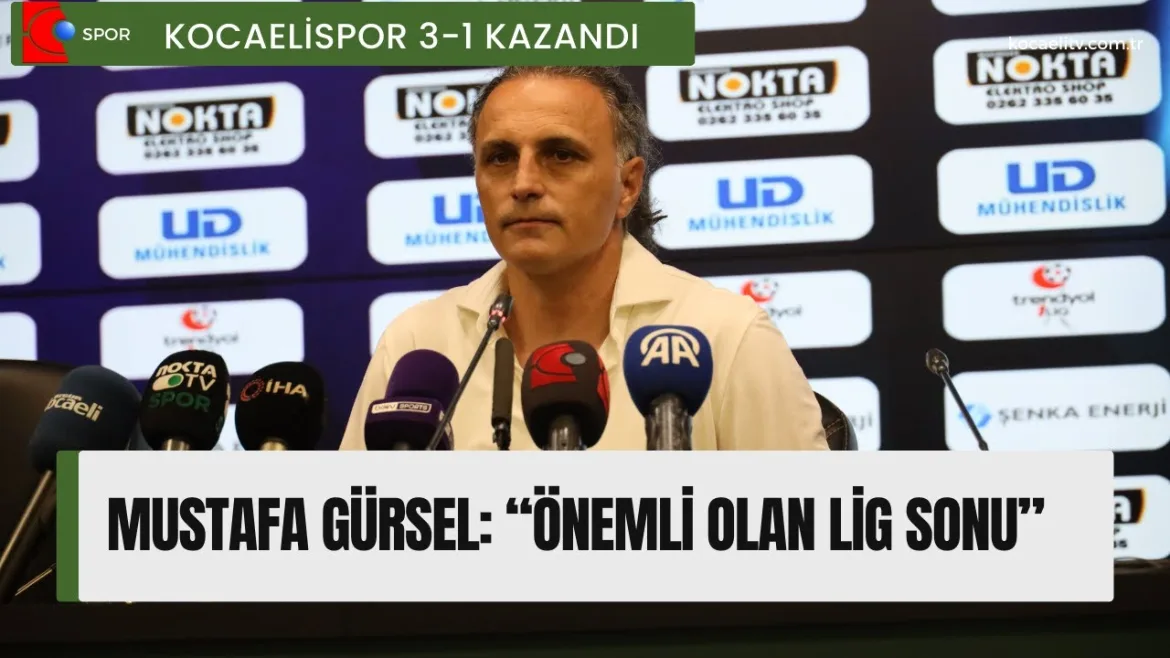 KOCAELİSPOR 3 1 KAZANDI 29 Nisan 2024 | Kocaeli TV