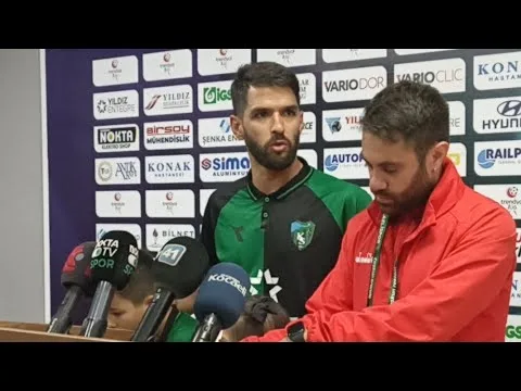 Kocaelispor-Göztepe maçı sonrası Candeias konuştu 4 Nisan 2024 | Özgür Kocaeli