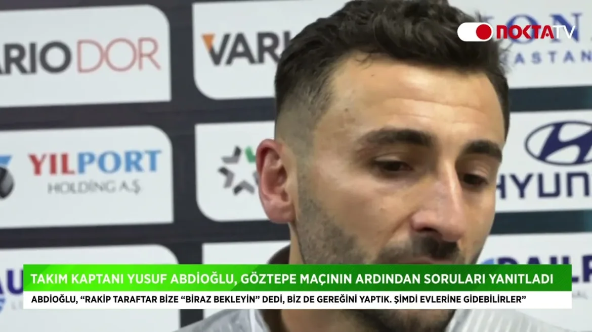 Yusuf Abdioğlu: Rakip taraftar bize “Biraz bekleyin” dedi, biz de gereğini yaptık 4 Nisan 2024 | Nokta TV