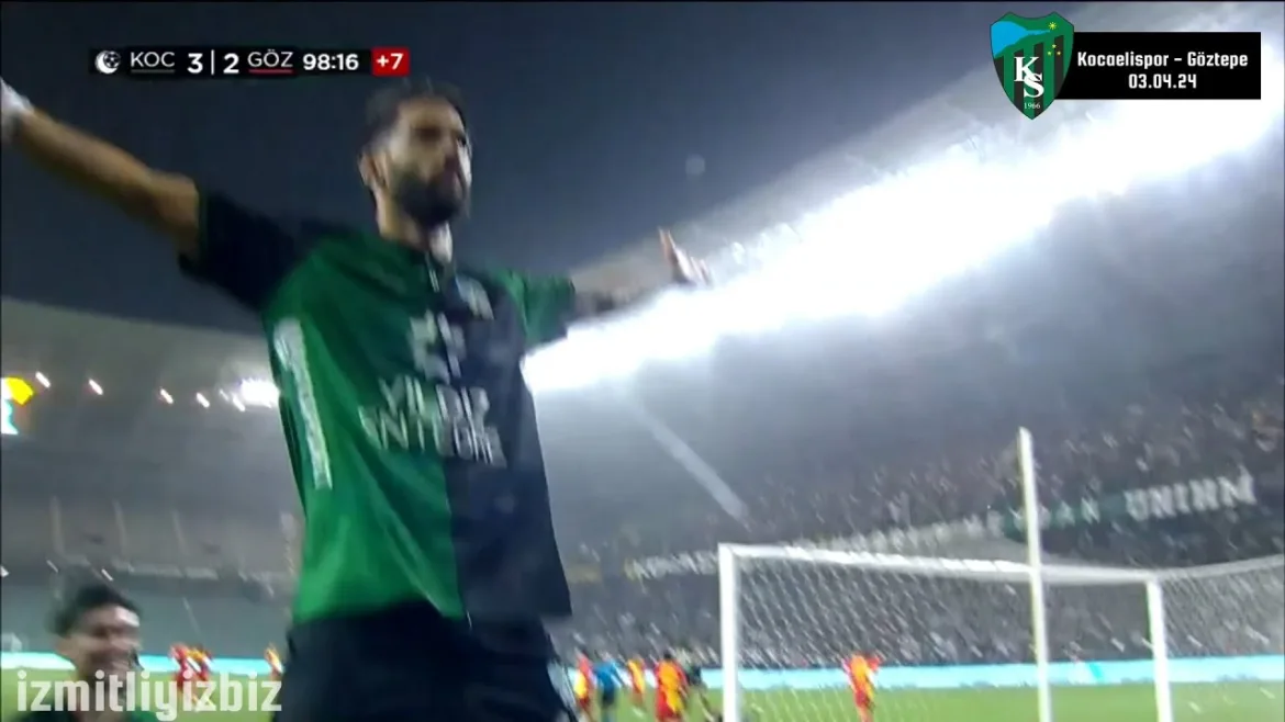 Kocaelispor 3-2 Göztepe | Yıllar Boyu Unutulmayacak Geri Dönüş ve Tribün Özeti 5 Nisan 2024 | izmitliyizbiz