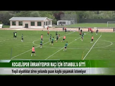 KOCAELİSPOR ÜMRANİYESPOR MAÇI İÇİN İSTANBUL’A GİTTİ 22 Nisan 2024 | tv41