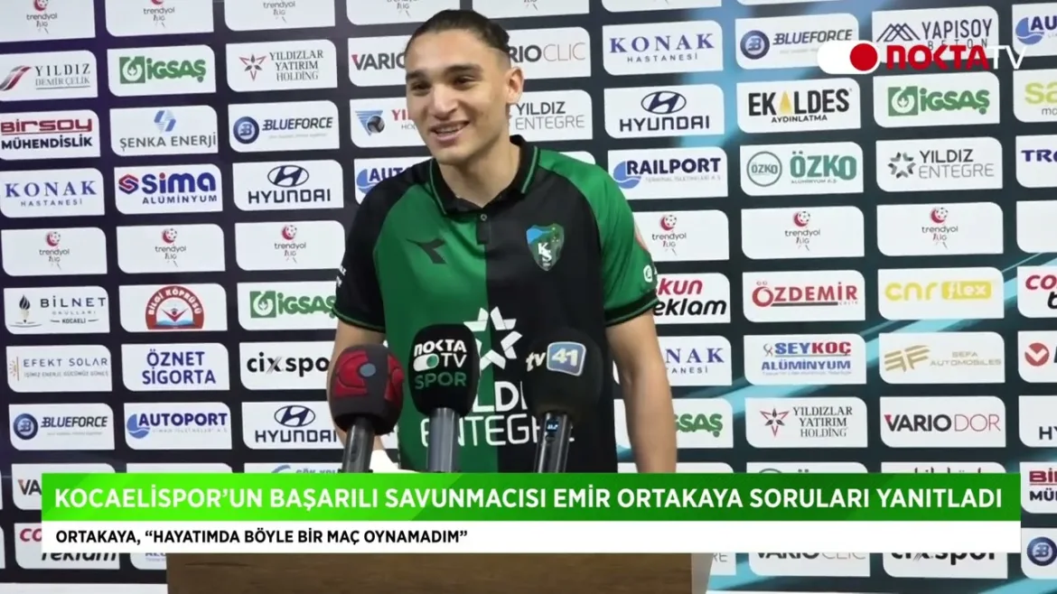Emir Ortakaya: Hayatımda böyle bir maç oynamadım 5 Nisan 2024 | Nokta TV