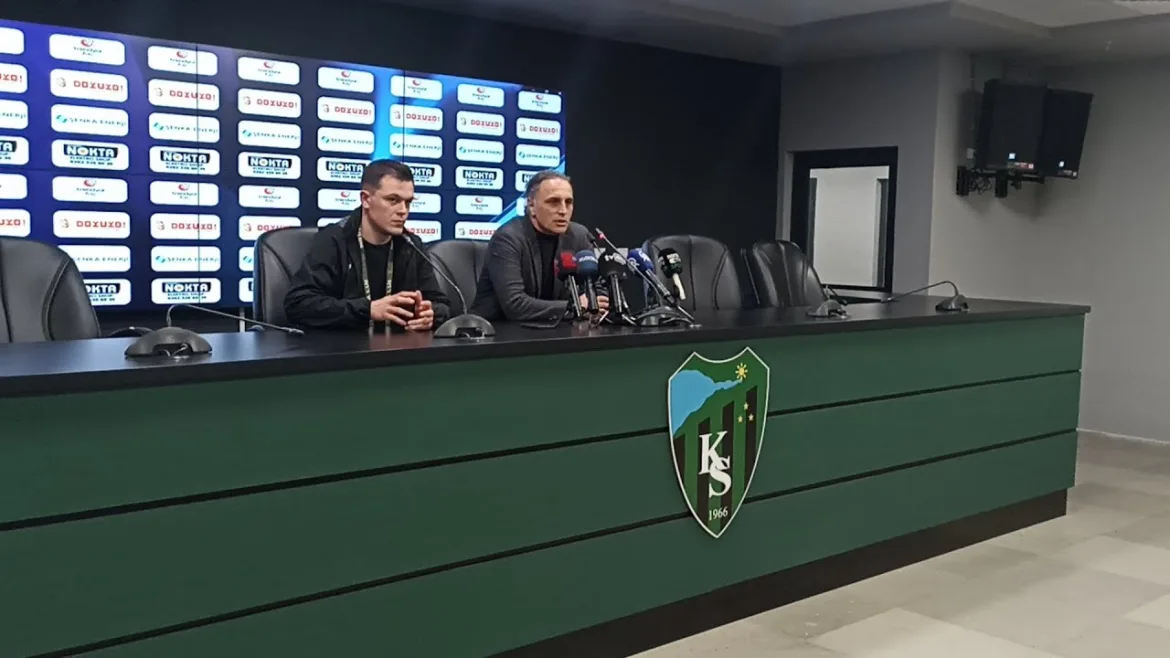 Kocaelispor Teknik Direktörü Mustafa Gürsel, Giresunspor maçı sonrası konuştu 14 Nisan 2024 | Özgür Kocaeli
