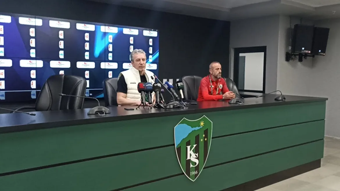 Giresunspor Teknik Direktörü Serkan Güler, Kocaelispor maçı sonrası neler söyledi? 14 Nisan 2024 | Özgür Kocaeli