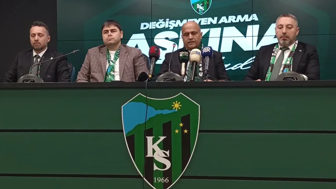 Kocaelispor basın toplantısı 2 Nisan 2024 | Özgün Kocaeli Gazetesi