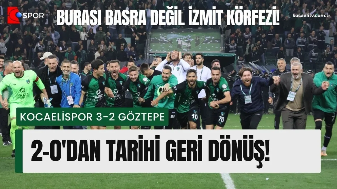 KOCAELİSPOR 3-2 GÖZTEPE 4 Nisan 2024 | Kocaeli TV