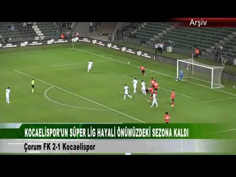 KOCAELİSPOR ‘UN SÜPER LİG HAYALİ ÖNÜMÜZDEKİ SEZONA KALDI 18 Mayıs 2024 | tv41