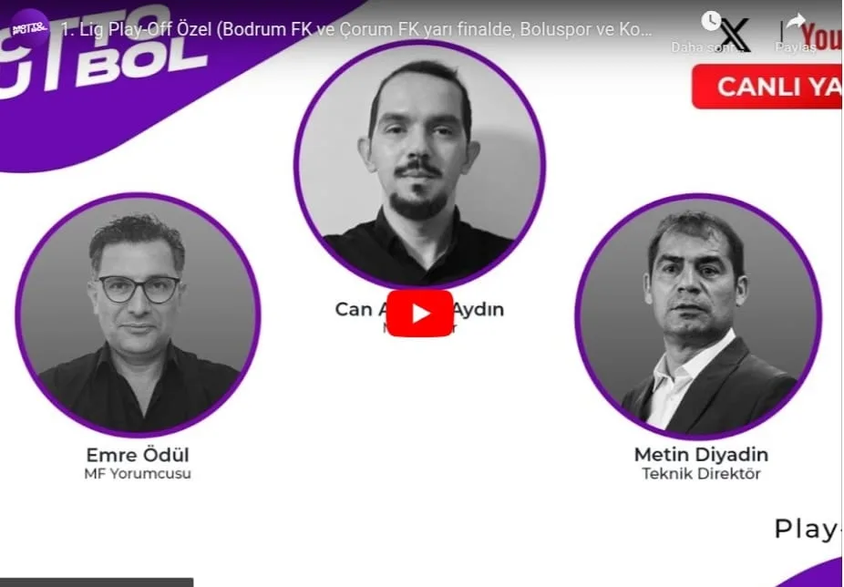1. Lig Play-Off Özel (Bodrum FK ve Çorum FK yarı finalde, Boluspor ve Kocaelispor elendi) 16 Mayıs 2024 | Motto Futbol