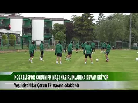 Kocaelispor Çorum FK Maçı hazırlıklarına devam ediyor 14 Mayıs 2024 | tv41