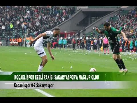 KOCAELİSPOR EZELİ RAKİBİ SAKARYASPOR’ A MAĞLUP OLDU 13 Mayıs 2024 | tv41