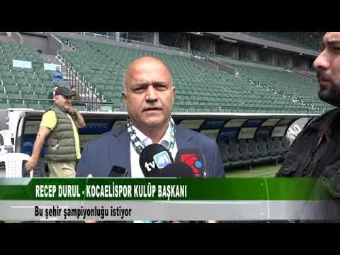RECEP DURUL KOCAELİSPOR KULÜP BAŞKANI 10 Mayıs 2024 | tv41