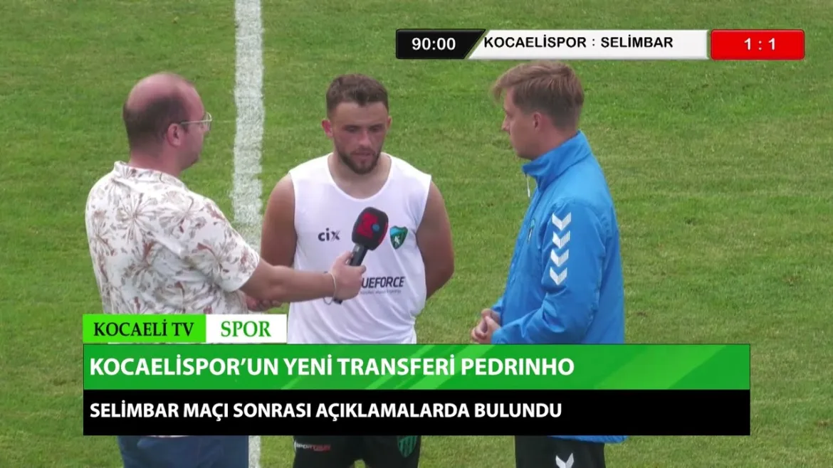 KOCAELİSPOR’UN YENİ TRANSFERİ PEDRINHO SELİMBAR MAÇI SONRASI AÇIKLAMALARDA BULUNDU 13 Temmuz 2024 | Kocaeli TV