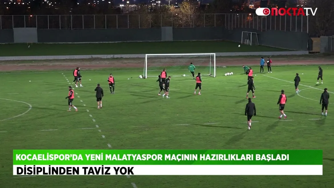 Kocaelispor’da Yeni Malatyaspor Maçının Hazırlıkları Başladı 3 Aralık 2024 | Nokta TV