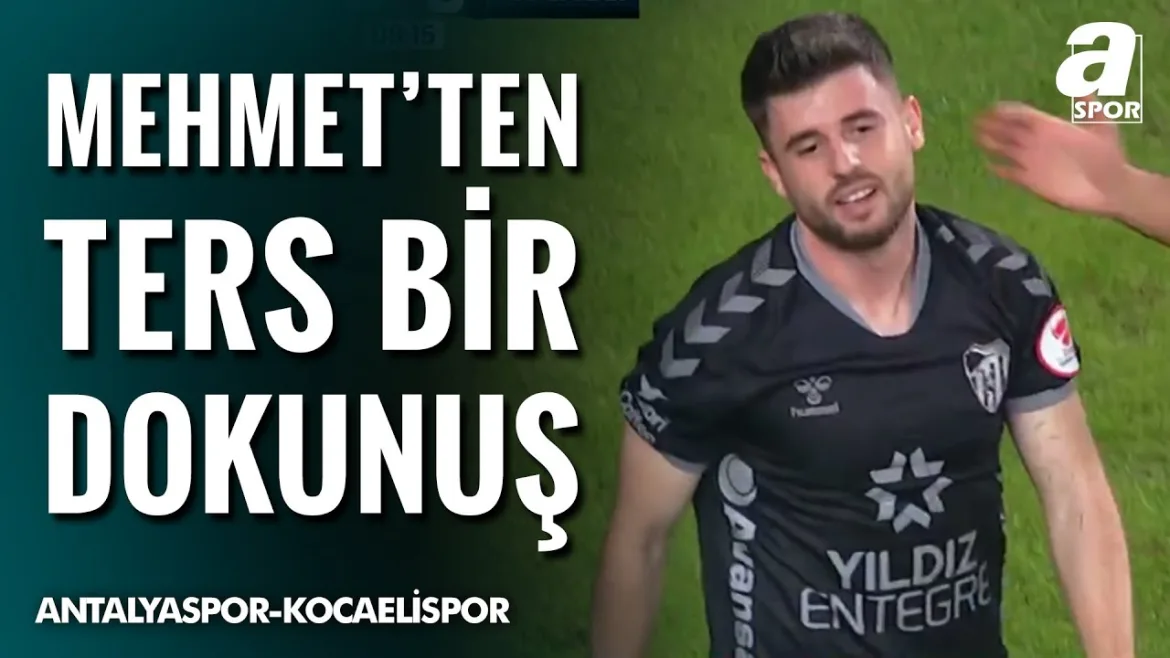 GOL Mehmet Yılmaz (KK) | Antalyaspor 1-0 Kocaelispor | Ziraat Türkiye Kupası D Grubu | 07.01.2025 | A SPOR