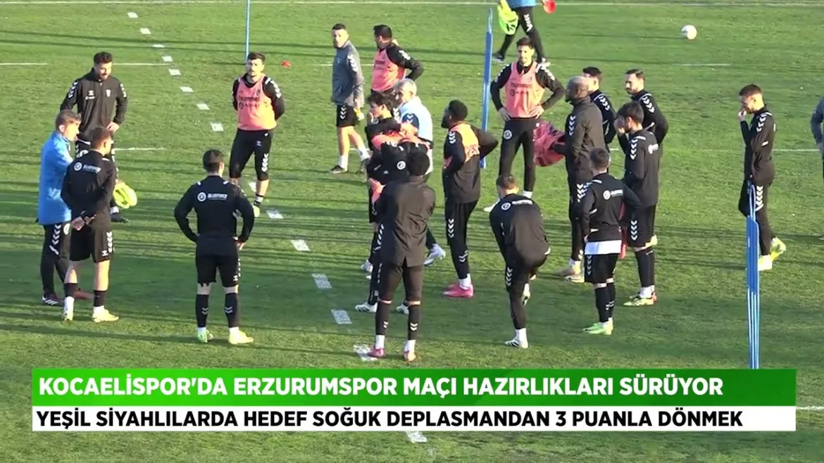 Kocaelispor’da Erzurumspor Maçı Hazırlıkları Sürüyor 30 Ocak 2025 | Nokta TV