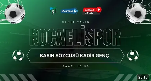 Kocaelispor Basın Sözcüsü Kadir Genç açıklamalarda bulunuyor – 1-2 18 Ocak 2025 | Özgür Kocaeli