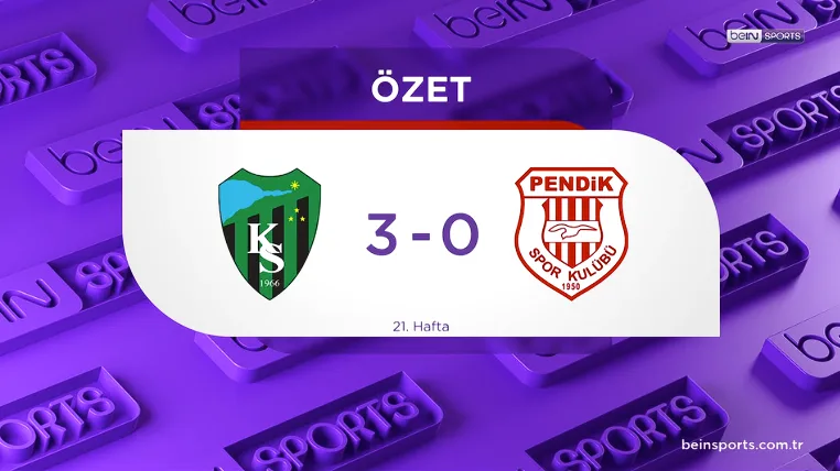 ÖZET | Kocaelispor, zirvede hata yapmadı! 26 Ocak 2025 | BeIN Sports
