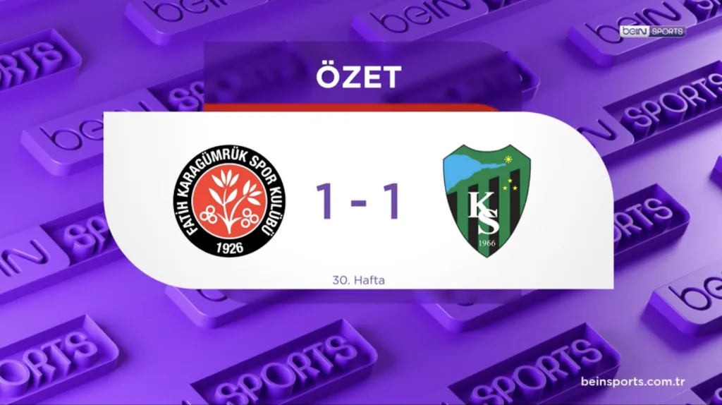 ÖZET | İstanbul'da puanlar paylaşıldı! 17 Mart 2025 | beIN Sports