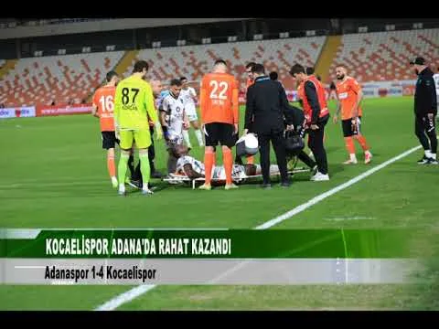 KOCAELİSPOR ADANA ‘DA RAHAT KAZANDI 11 Nisan 2025 | tv41