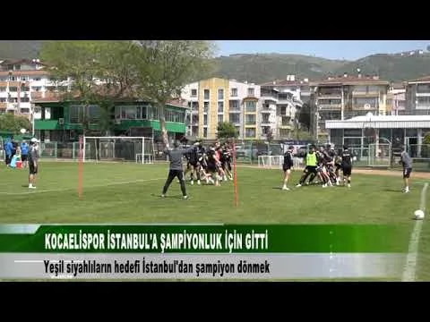KOCAELİSPOR İSTANBUL’A ŞAMPİYONLUK İÇİN GİTTİ 19 Nisan 2025 | tv41