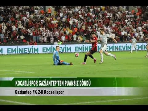 KOCAELİSPOR, GAZİANTEP ‘TEN PUANSIZ DÖNDÜ 16 Eylül 2025 | tv41