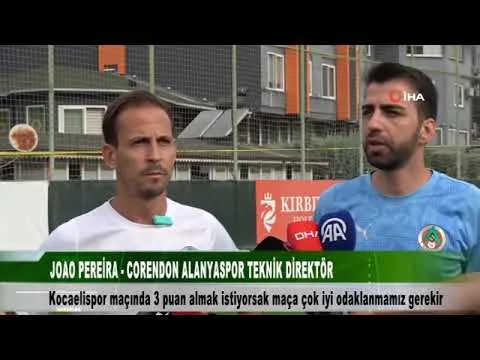 JOAO PEREİRA ALANYASPOR TEKNİK DİREKTÖRÜ 24 Ekim 2025 | tv41