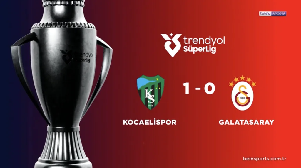 GENİŞ ÖZET | Kocaelispor 1-0 Galatasaray 9 Kasım 2025 | beIN Sports