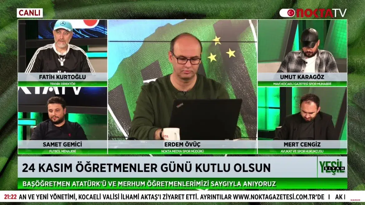 Kocaelispor, İzmir’den İstediğini Aldı| Erdem Övüç İle Yeşil Siyah 25 Kasım 2025 | Nokta TV