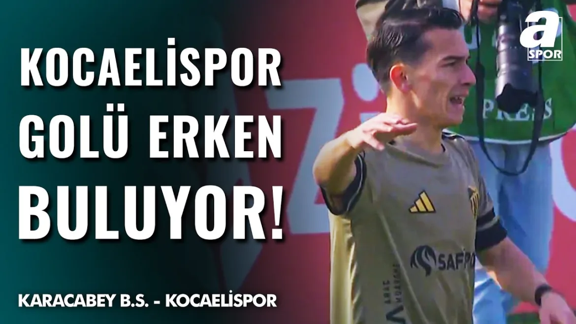 GOL Furkan Gedik | Karacabey Belediye Spor 0-1 Kocaelispor | Ziraat Türkiye Kupası 4. Tur 3 Aralık 2025 @aspor