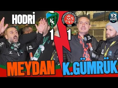 KARAGÜMRÜK 1-1 KOCAELİSPOR MAÇI TARAFTAR RÖPORTAJI.(İki Röportaj Tek Bölüm)#karagümrük #kocaelispor 14 Aralık 2025 @12.ADAM